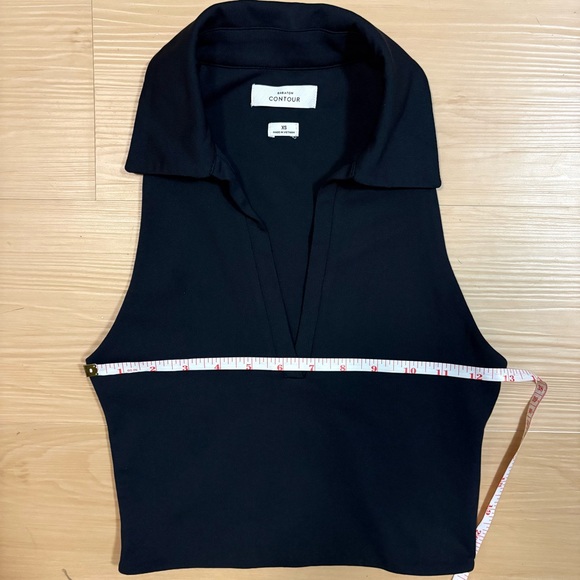 Babaton Artizia Contour Polo Tank Black Size XS Sleeveless Fitted Top - Picture 10 of 11
